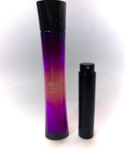Armani Code Cashmere 8ml sample Perfume Travel Atomizer Spin Spray mini parfum
