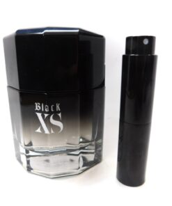 Black XS by Paco Rabanne 2018 New Cologne 8ml Travel Sample Atomizer Spray GREAT