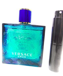Versace Eros Cologne Mens 8ml Travel Atomizer Sample decant glass spin spray