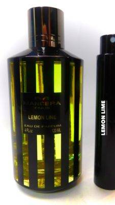 Mancera Lemon Lime 8ml Travel Atomizer Cologne Sample Perfume Spin Spray