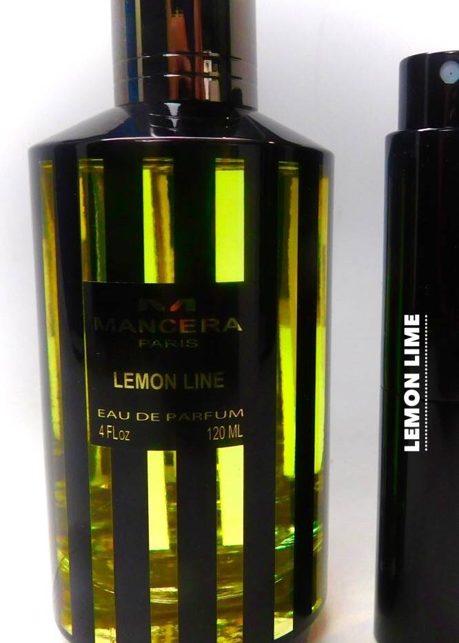 Mancera Lemon Lime 8ml Travel Atomizer Cologne Sample Perfume Spin Spray