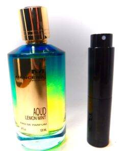 Mancera Aoud Lemon Mint 8ml travel atomizer sample decant cologne perfume spray