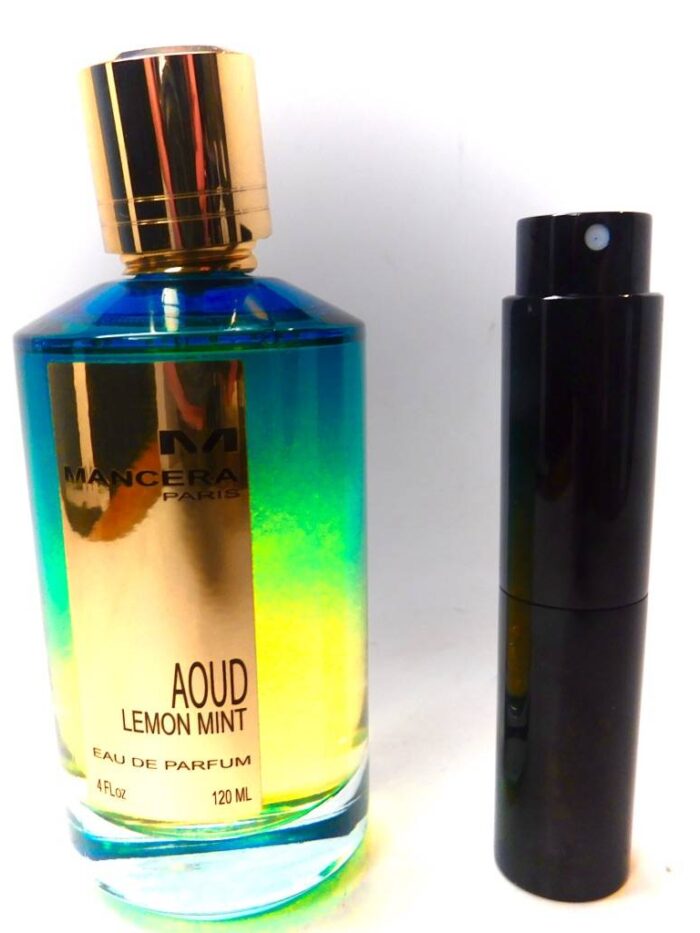 Mancera Aoud Lemon Mint 8ml travel atomizer sample decant cologne perfume spray