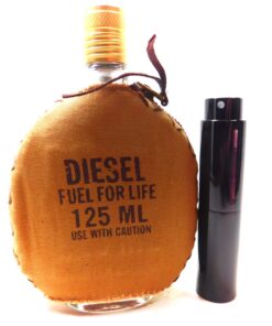 Diesel Fuel for Life 8ml travel atomizer mens cologne sample long lasting gem