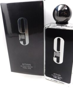 Afnan 9 Pm Black Cologne Eau de Parfum 3.4oz 100ml