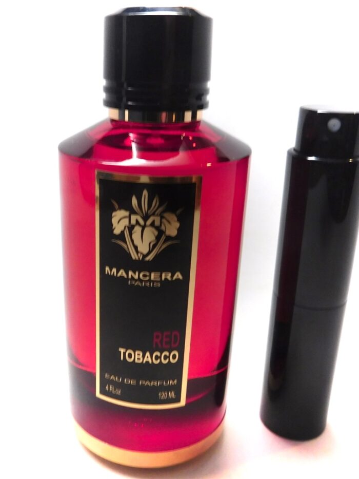 Mancera Red Tobacco 8ml Travel Atomizer Sample Sweet Spicy Cinnamon Sexy Cologne