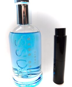 Hugo Boss Bottled TONIC 8ml travel atomizer Super Morning Fresh Linens Cologne