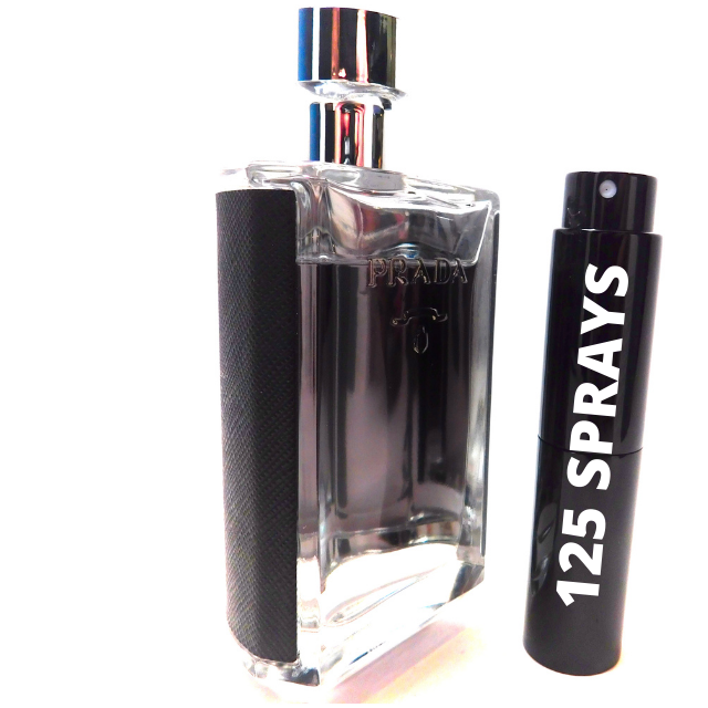 Prada L'homme Edt Cologne 8ml Travel Atomizer Decant Sample Fresh scent  sprayer – Best Brands Perfume