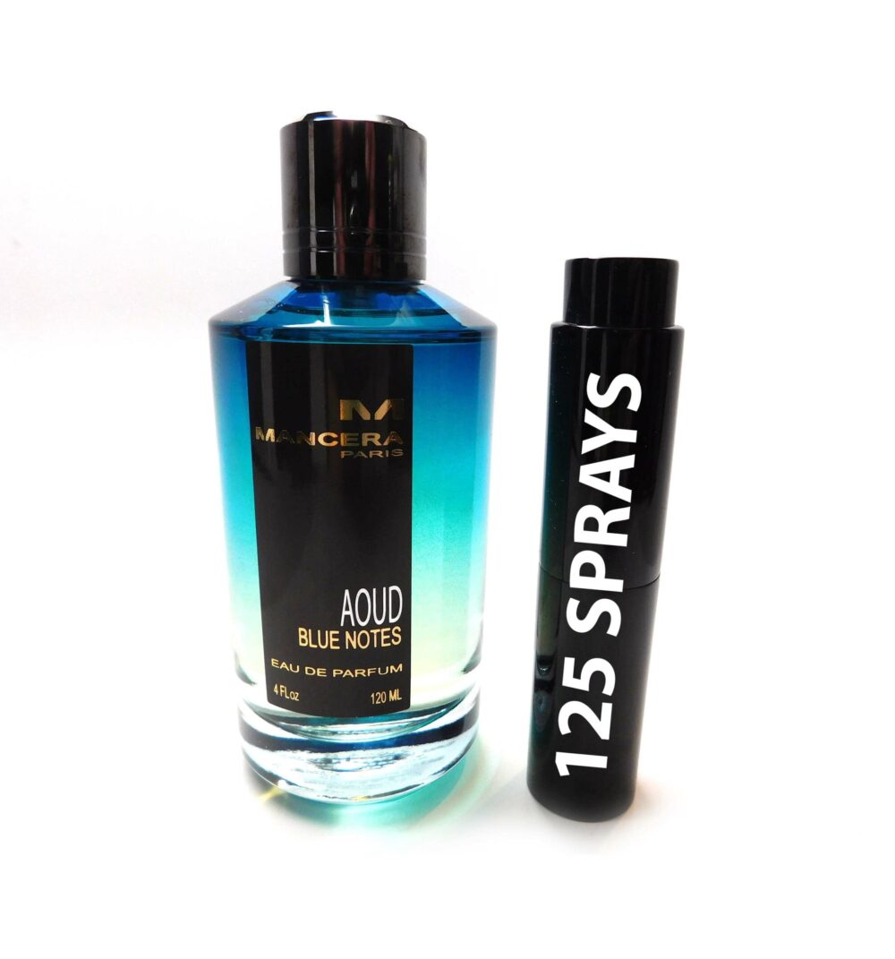 MANCERA AOUD BLUE NOTES 8ML TRAVEL SPRAYER ATOMIZER FRAGRANCE