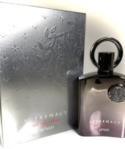 Afnan Not Only Intense Silver Supremacy 3.4oz extrait de parfum Full Presentation