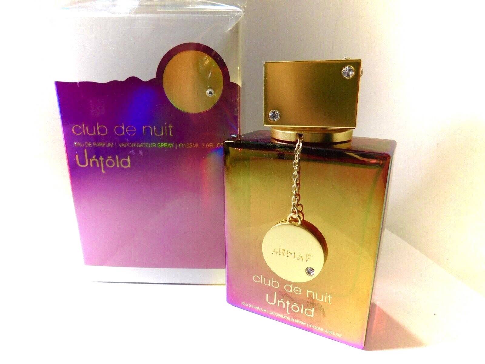 armaf club de nuit untold 3.6oz edp eau de parfum sealed BR540 Extrait  Inspiriation – Best Brands Perfume