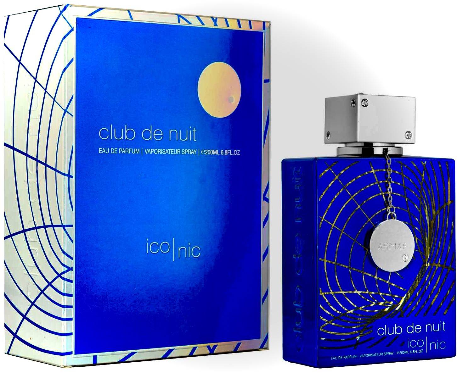 Armaf Club de Nuit ICONIC 6.8.oz Eau de Parfum | 200mL Jumbo Size ...