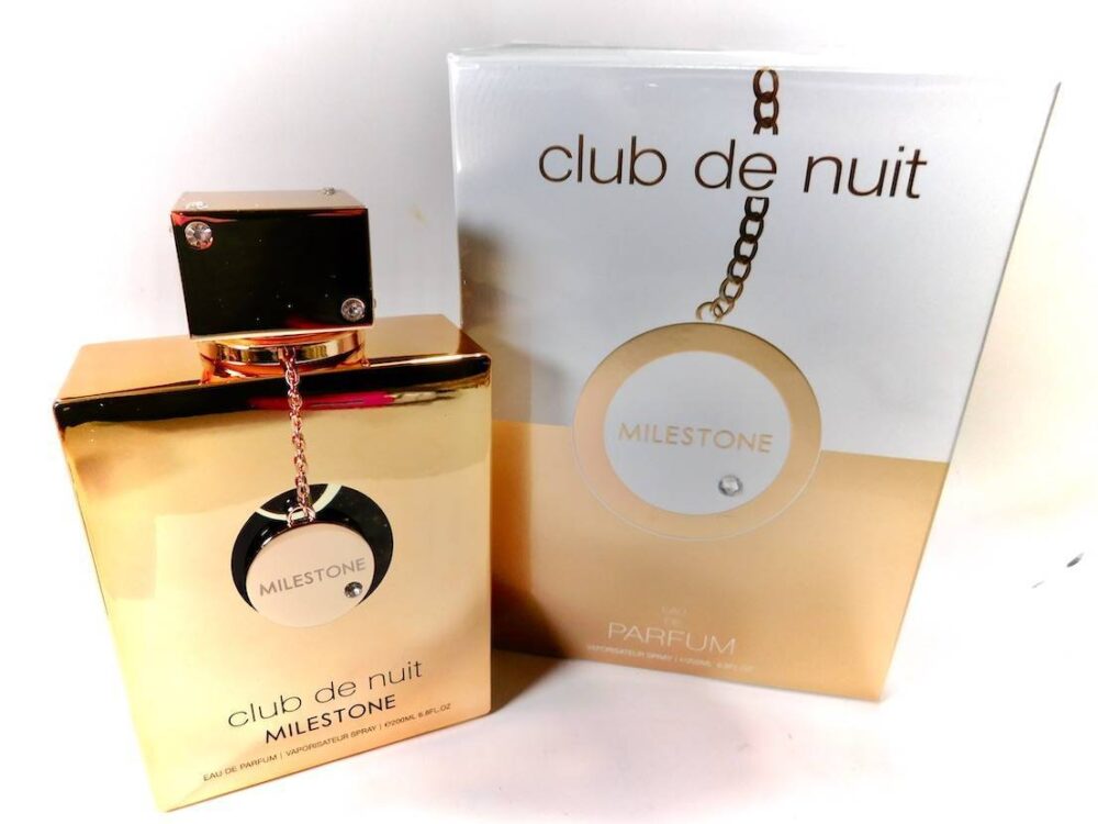 Club de Nuit Milestone is a fragrance by Armaf designed for both women and men. It falls into the Woody Floral Musk category and was introduced in 2019. Fragrance Notes: The top notes include Sea Notes, Red Fruits, and Bergamot. The middle notes feature Violet, White Woods, and Sandalwood, while the base notes consist of Musk, Ambroxan, and Vetiver.