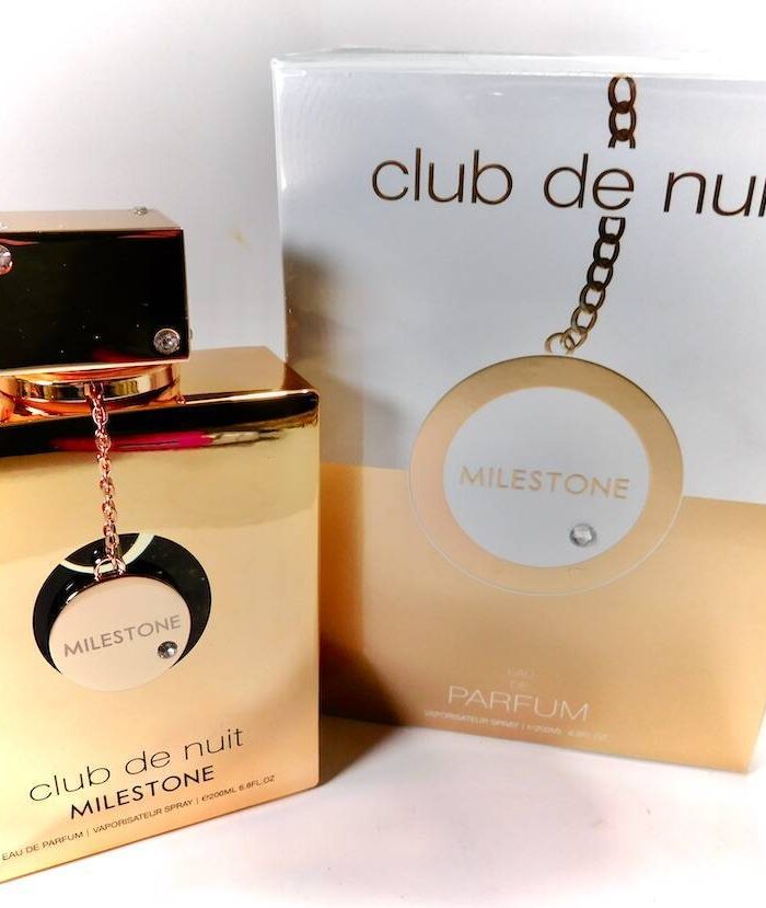 Club de Nuit Milestone is a fragrance by Armaf designed for both women and men. It falls into the Woody Floral Musk category and was introduced in 2019. Fragrance Notes: The top notes include Sea Notes, Red Fruits, and Bergamot. The middle notes feature Violet, White Woods, and Sandalwood, while the base notes consist of Musk, Ambroxan, and Vetiver.