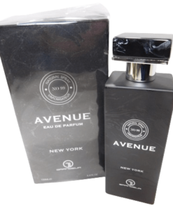 NEW YORK AVENUE" fragrance, a captivating unisex scent that artfully combines various notes to create a one-of-a-kind olfactory journey. This perfume comes in an exquisite and artistic bottle, showcasing our dedication to aesthetics and quality. At the heart of "NEW YORK AVENUE" lies a blend of top notes, including Bergamot, Flowers, and Coriander, creating an initial burst of freshness. As it unfolds, you'll be delighted by middle notes of Apple, Ambroxan, and Vanilla, adding a pleasant and fruity sweetness. The fragrance is anchored by base notes of Tonka Bean, Ambergris, and Woodsy Notes, which contribute to i