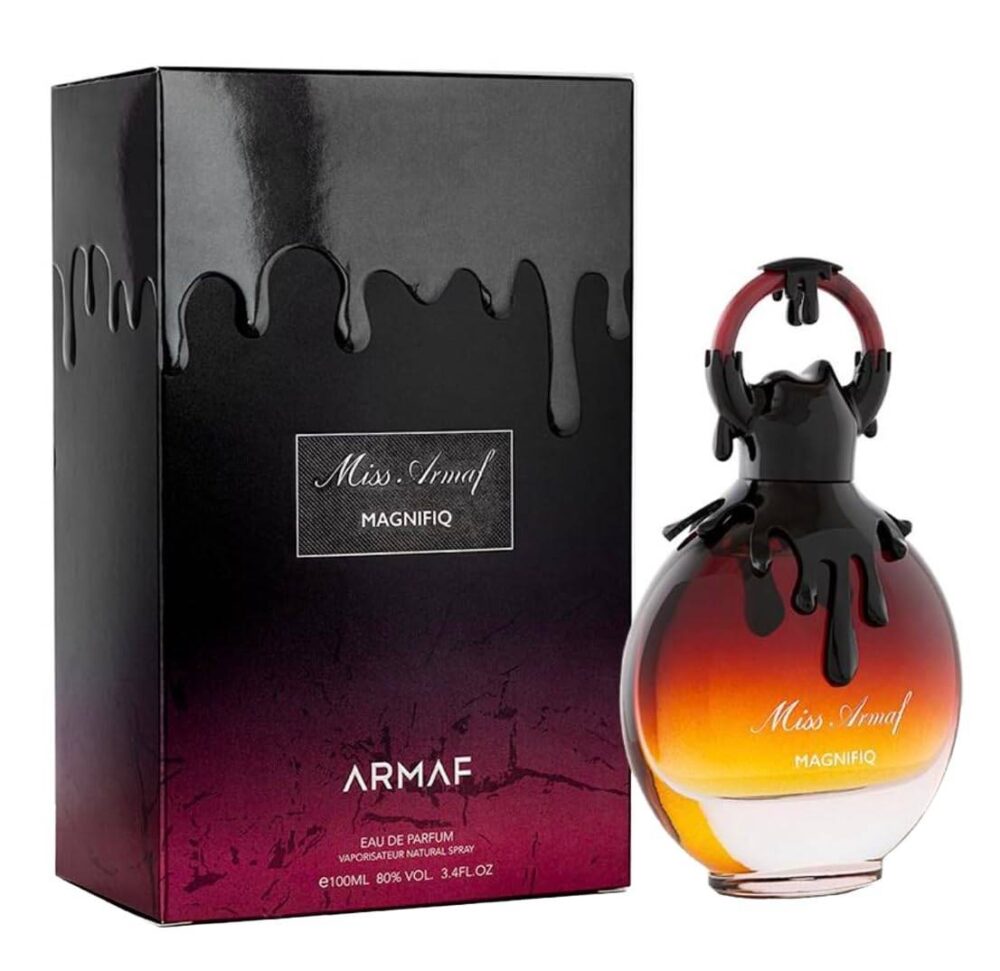 Magnifiq by Armaf is a fragrance for women. This is a new fragrance. Magnifiq was launched in 2023. Top notes are Orange, Mandarin Orange and Bergamot; middle notes are Rose, Jasmine, Mimosa and Ylang-Ylang; base notes are Patchouli, Musk, Vetiver, Vanilla and Tonka