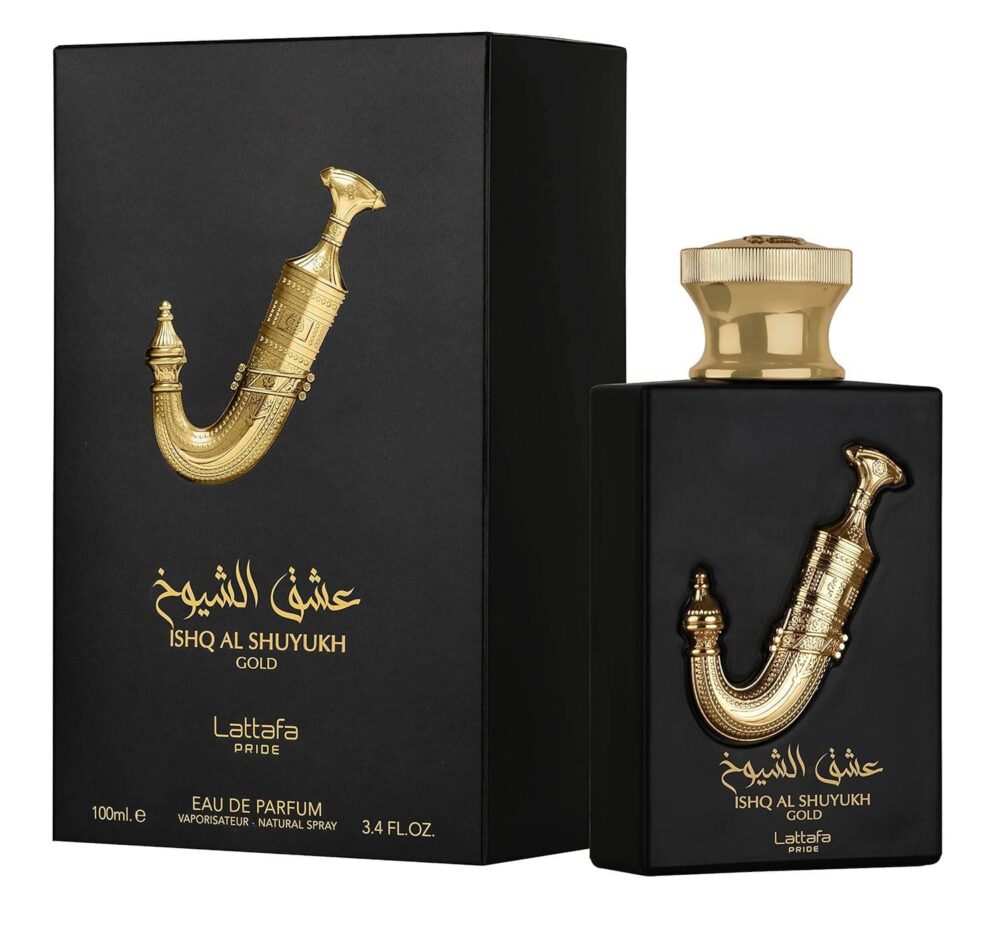 Lattafa Perfumes Ishq Al Shuyukh Gold for Unisex Eau de Parfum Spray, 3.4