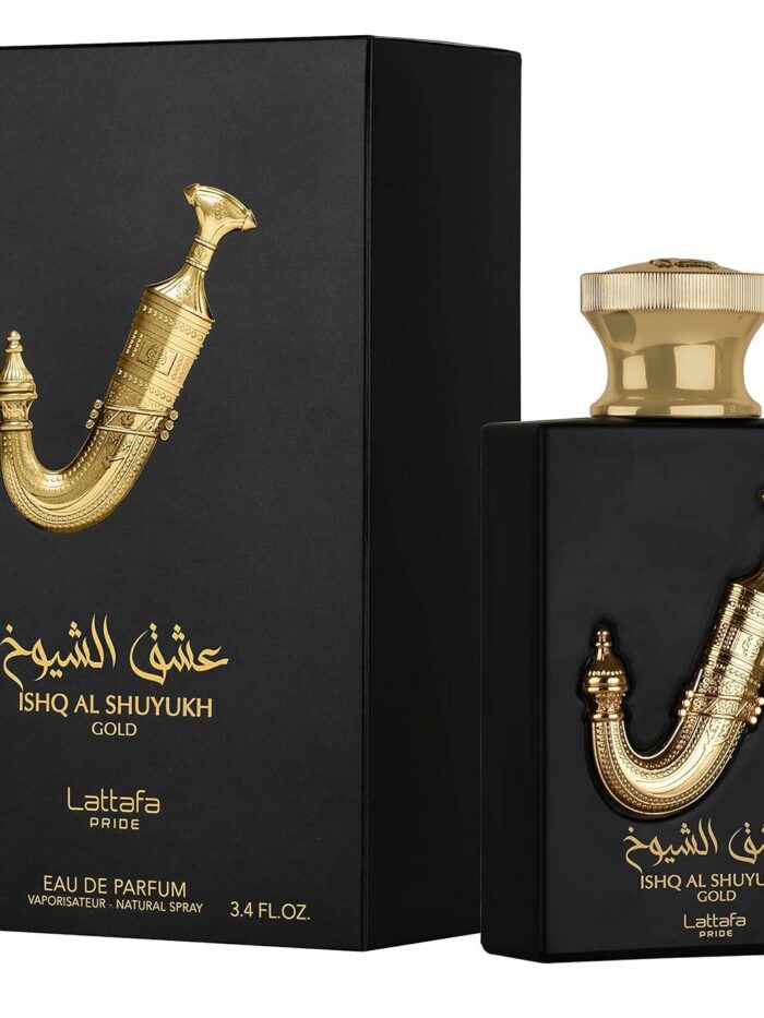Lattafa Perfumes Ishq Al Shuyukh Gold for Unisex Eau de Parfum Spray, 3.4