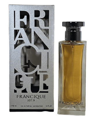 Francique 107.9 by Fragrance World is a perfume that comes in a big bottle of 100