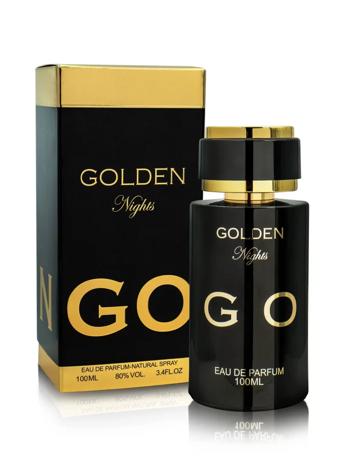 Golden Night Perfume opens with accords of natural rum and luminous spices. Tuberose, iris absolute and leather form the core of the perfume, placed on the base of benzoin, tonka bean and guaiac wood.