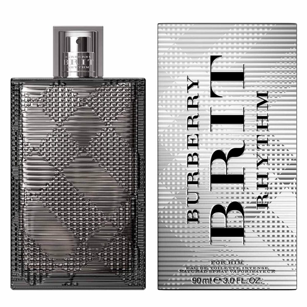 Burberry Brit Rhythm Intense 90ml / 3 oz EDT Spray for Men new in box rare and hard to find