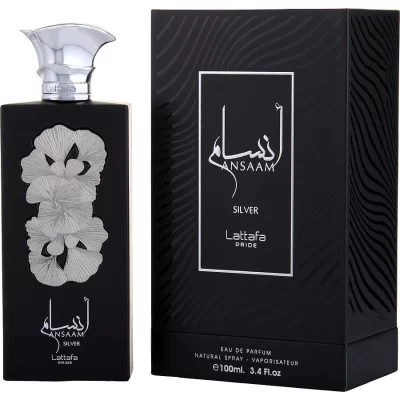 his is a new fragrance. Ansaam Silver was launched in 2022. Top notes are Cardamom and Bergamot; middle notes are Davana and Lavender; base notes are Vanilla, Amber and Patchouli.