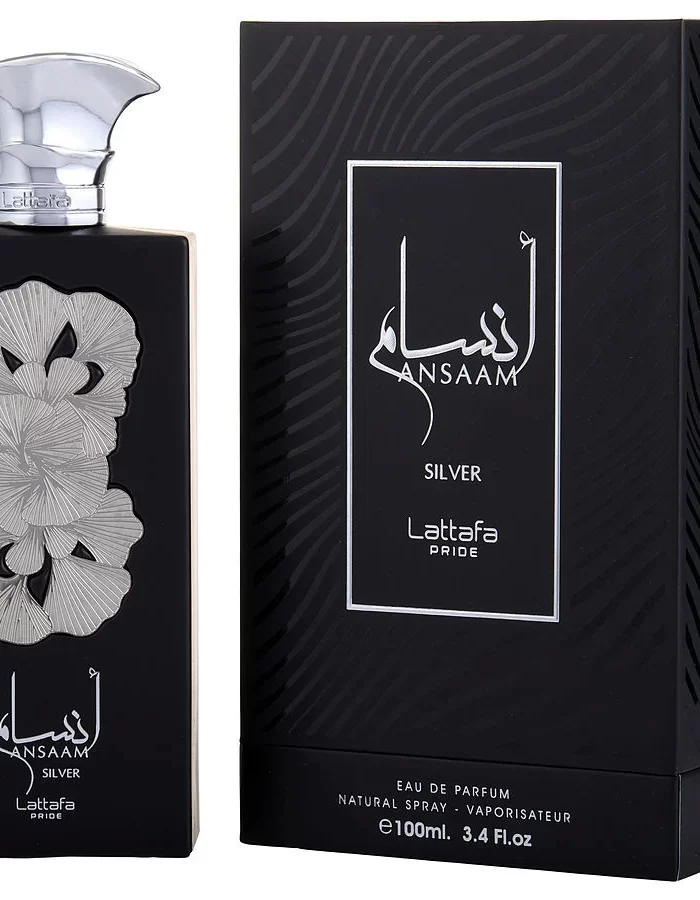 his is a new fragrance. Ansaam Silver was launched in 2022. Top notes are Cardamom and Bergamot; middle notes are Davana and Lavender; base notes are Vanilla, Amber and Patchouli.
