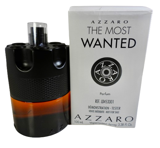AZZARO THE MOST WANTED 3.4 PARFUM TESTER PACK ABX81EY BATCH CODE
