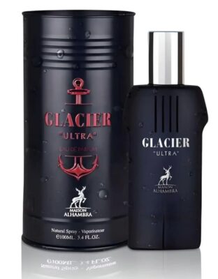 Alhambra Glacier Ultra Eau de Parfum Spray for Men, 3.4 Ounce