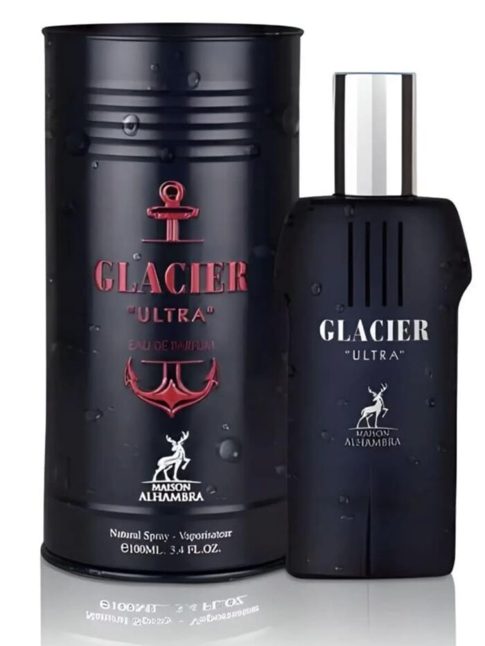 Alhambra Glacier Ultra Eau de Parfum Spray for Men, 3.4 Ounce