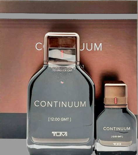 TUMI CONTINUUM GIFT SET FOR MEN EDP 6.8 Oz and 1.0 Oz NEW!!!