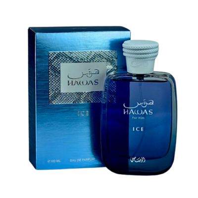 RASASI Hawas Men And Women EDP 100ML (3.4Oz) (3.4, Hawas Ice For Him)