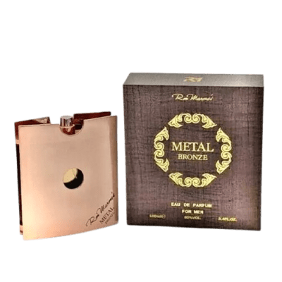 RON MARONE'S METAL BRONZE 3.4 EAU DE PARFUM RARE FRAGRANCE INCENSE AND DRIED FRUITS WITH VANILLA NICHE QUALITY