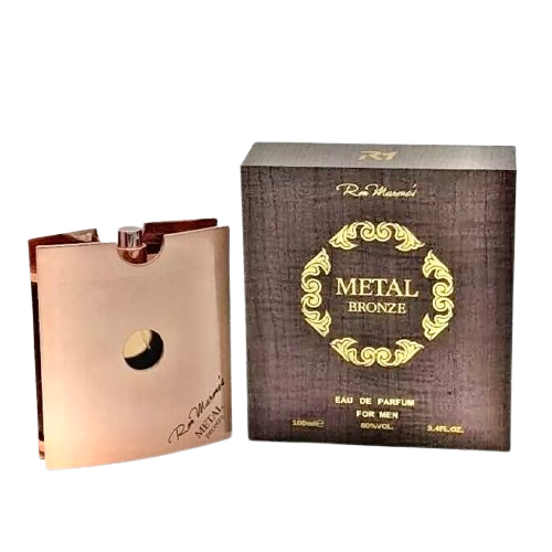 RON MARONE'S METAL BRONZE 3.4 EAU DE PARFUM RARE FRAGRANCE INCENSE AND DRIED FRUITS WITH VANILLA NICHE QUALITY