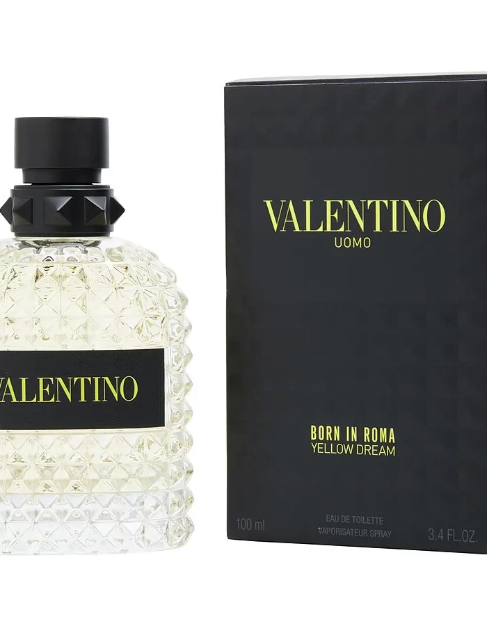 VALENITNO Born In Roma Yellow Dream Eau De Toilette Spray 3.4 Mens 100mL Cologne