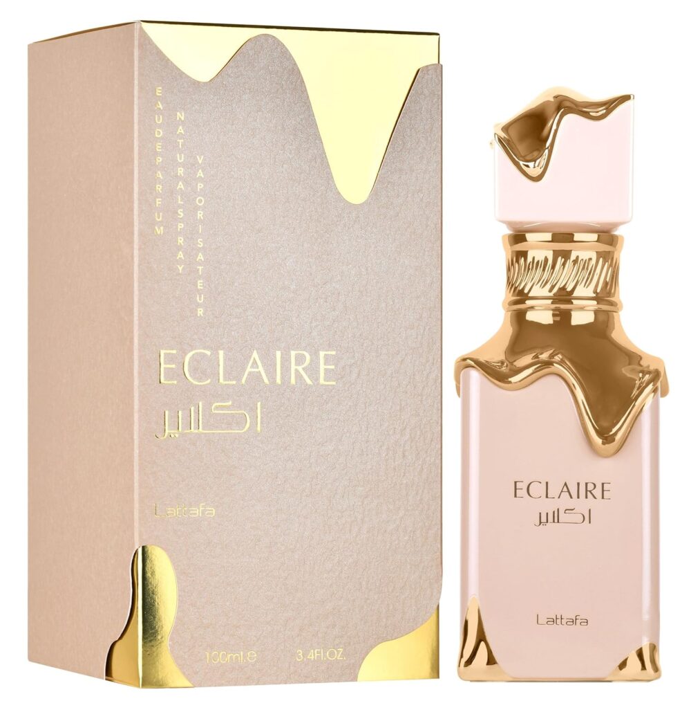 Lattafa Eclaire Eau de Parfum Spray 3.4oz Sugar Carmel Honey 100Ml Sealed.