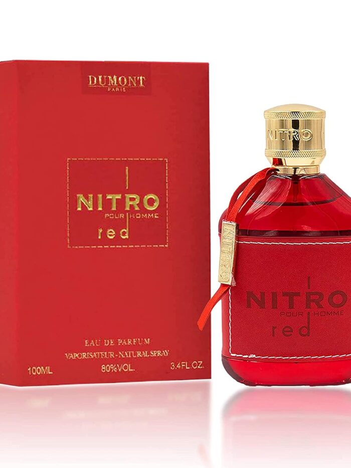 Dumont NITRO RED - 3.4oz - Eau De Parfum - Luxury Perfume for Men - Fruit, Woody, Floral & Masculine