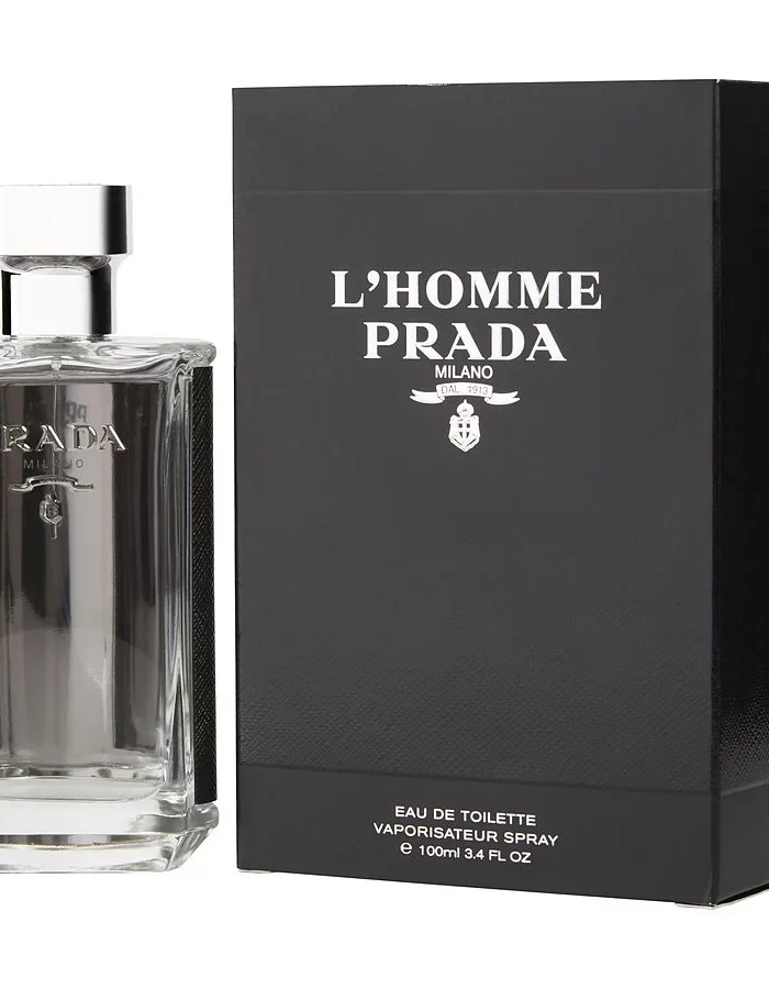 Prada L'Homme Cologne Eau De Toilette Spray 3.4 oz Men's SEALED