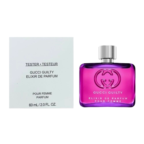 Gucci Guilty Elixir De Parfum Pour FEMME 2.0OZ TESTER PACKAGE