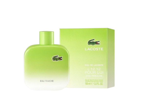 LACOSTE EAU DE LACOSTE L.12.12 EAU FRAICHE 3.4oz SEALED