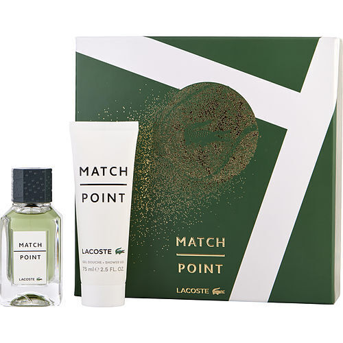 LACOSTE MATCH POINT COLOGNE 50ML with free 2.5oz SHOWER GEL