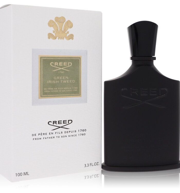 Creed Green Irish Tweed, Men's Luxury Cologne, Aromatic Fougère, Green & Mossy Woods Fragrance, 100ML / 3.3 Fl Oz