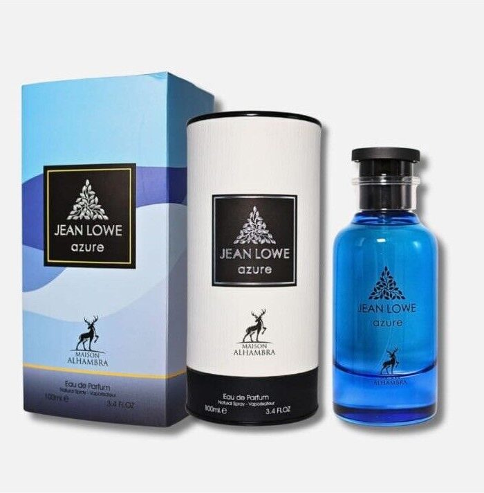 Jean Lowe Azure EDP Perfume By Maison Alhambra 100 ML New In Retail Box