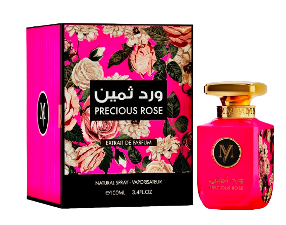 PRECIOUS ROSE EXTRAIT DE PARFUM 3.4OZ HIGHEST END NICHE FRAGRANCE FROM DUBAI