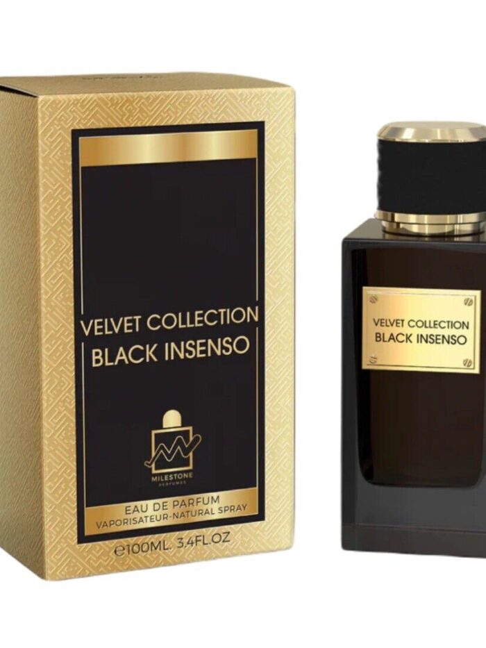 MILESTONE Velvet Collection Black Insenso 100 ML Eau De Parfum Spray (Unisex)