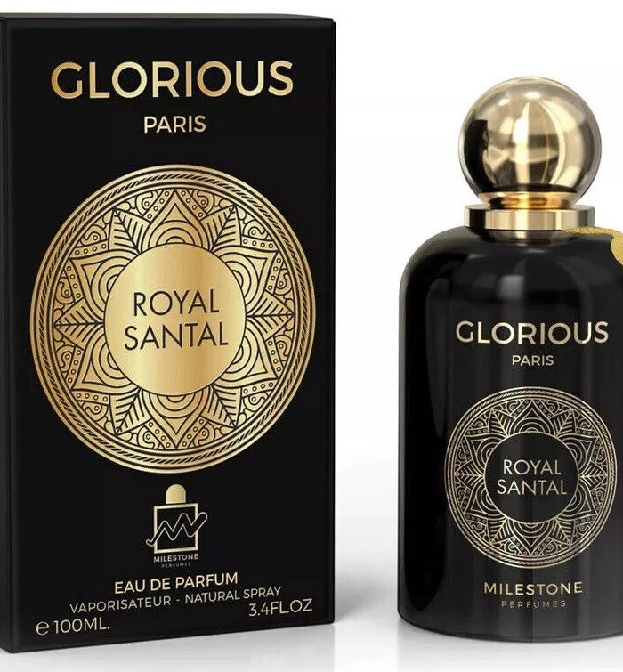 Glorious Paris Royal Santal EDP by Milestone Eau De Parfum for Unisex - 100 ML