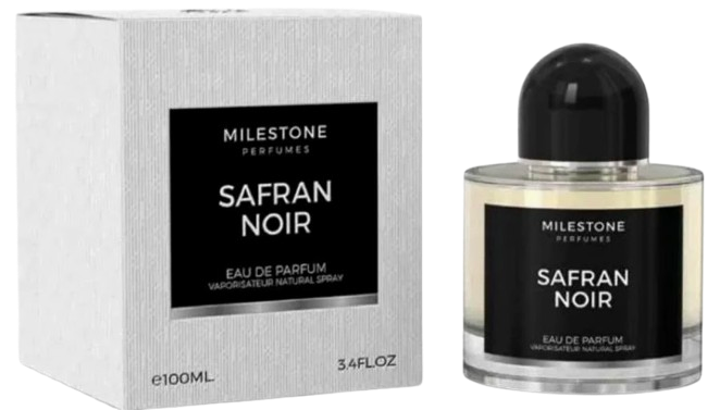 Safran Noir Eau De Parfum 3.4 oz Spray MILESTONE Rich Smelling Fragrances