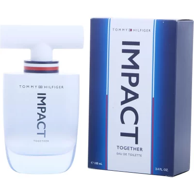 TOMMY HILFIGER IMPACT TOGETHER(M)EDT SP 3.4oz SMELL OF Y FRAICHE *SUPER FRESHIE**