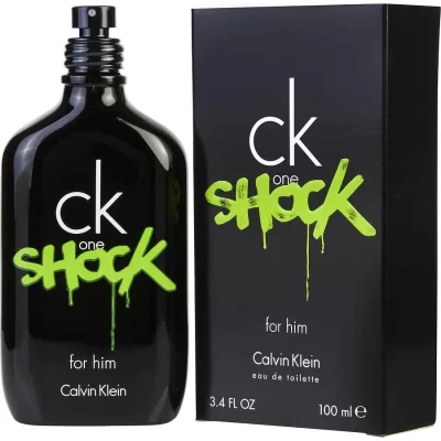 Ck One Shock for Him by Calvin Klein 3.4oz EDT Cologne for Men New In Box