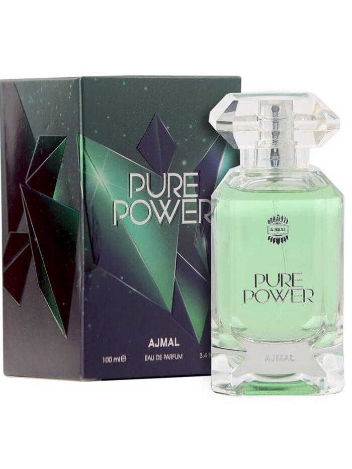 AJMAL PURE POWER GREEN FOR MEN COLOGNE 3.4 EAU DE PARFUM SEALED 100ML